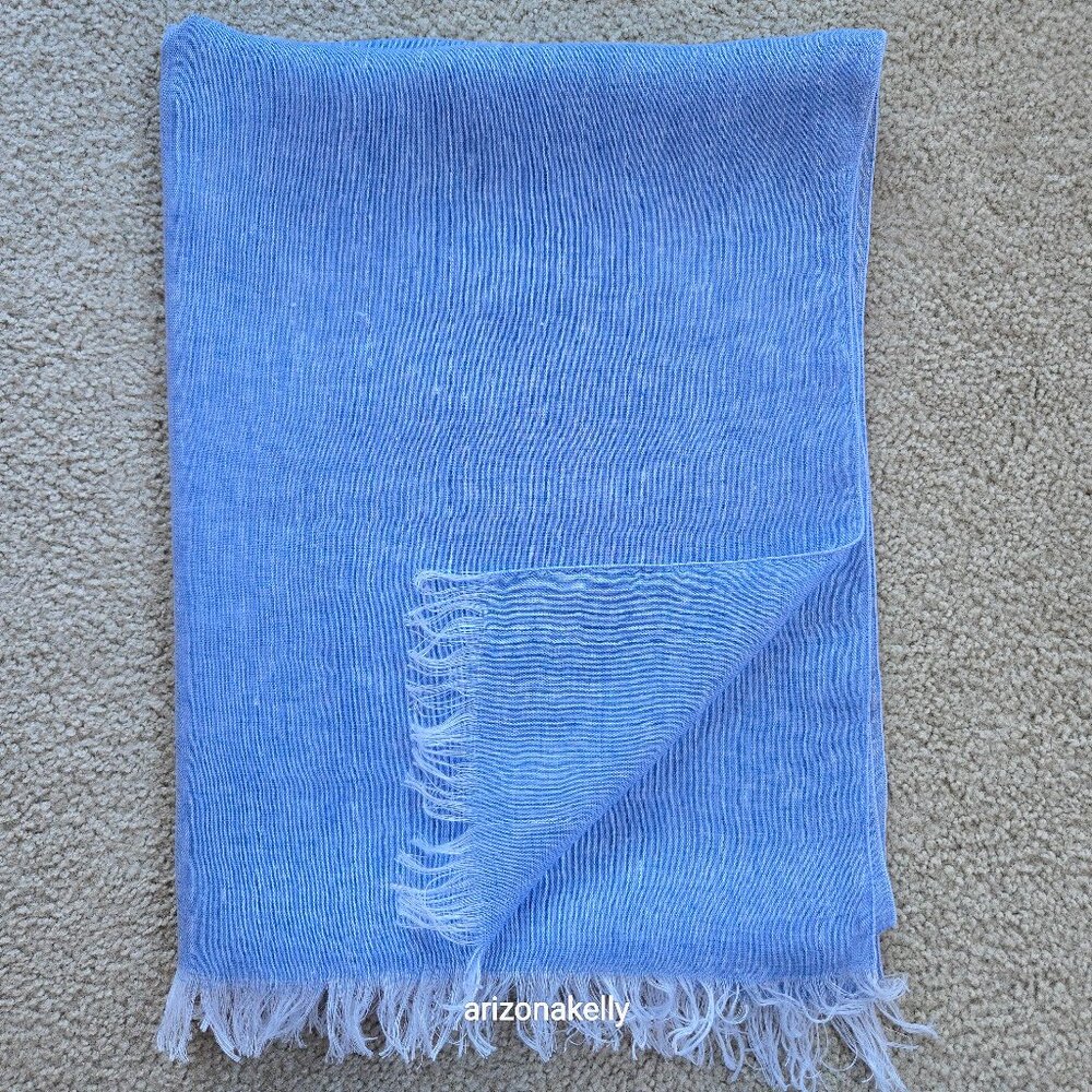 NWOT Linen Scarf Piu1951 Italian Linen Italy